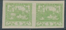 TSCHECHOSLOWAKEI 1918, Hradschin 5 (H) hellgrün ungebr. Pra.-Paar, selt. ABART comprar usado  Enviando para Brazil