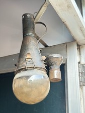 LÂMPADA/LANTERNA ANTIGA VINTAGE RARA ÚNICA FERRO RÚSTICO VIDRO ANTIGO QUEROSENE comprar usado  Enviando para Brazil