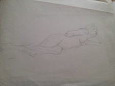 Dessin ancien femme d'occasion  Locminé