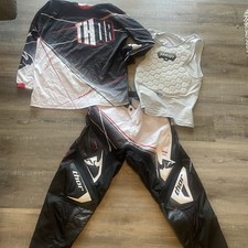 Calça acolchoada masculina Thor Phase vermelha preta motocross tamanho 32 camisa M colete acolchoado comprar usado  Enviando para Brazil