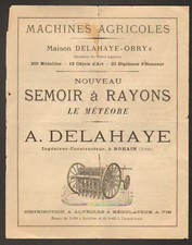 Delahaye obry agricultural d'occasion  Expédié en Belgium