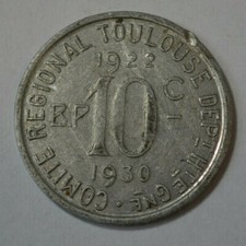 Jeton 1922 1930 d'occasion  Beauvois-en-Cambrésis