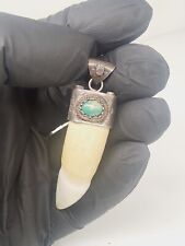 Pingente de prata esterlina nativo americano com dente ou garra de animal? Com Amazing Jem comprar usado  Enviando para Brazil