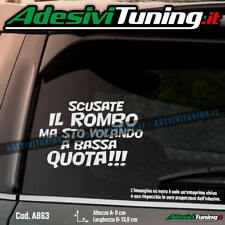 Adesivo scusate rombo usato  Nole