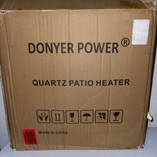 Usado, Aquecedor elétrico de pátio DONYER POWER 1500W externo/interior HCH-1500 bl comprar usado  Enviando para Brazil