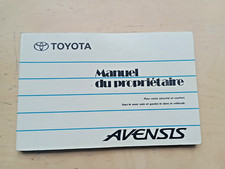Toyota avensis betriebsanleitu gebraucht kaufen  Buxtehude