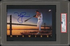 Cartão pôster MARK MCGWIRE 1989 Nike 5x7 no cartão autógrafo 🔥 PSA 10 AUTOMÁTICO (pop 1) comprar usado  Enviando para Brazil