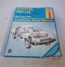 Toyota tercel repair for sale  Woodward