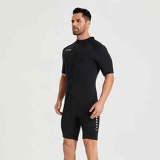 Fato de mergulho 3mm surf manga curta masculino feminino roupa de banho kitesurf novo comprar usado  Enviando para Brazil