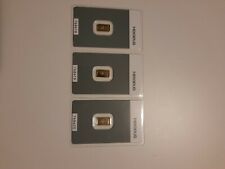 Goldbarren heraeus 3x1 gebraucht kaufen  Bürstadt