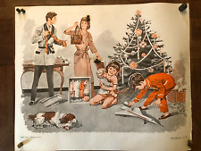 School poster christmas d'occasion  Expédié en Belgium