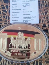 Gedenkmedaille einigkeit recht gebraucht kaufen  Haldensleben-Umland