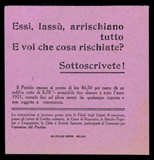 Volantino pro prestito usato  Genova
