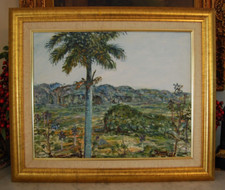 Framed signed oil for sale  Miami