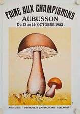 Affiche foire champignons d'occasion  La Courtine