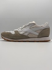Tênis REEBOK clássico camurça tamanho 9 EUA branco oliva com cadarço comprar usado  Enviando para Brazil