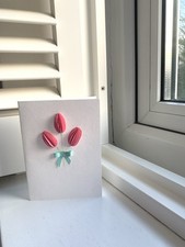 Süße mini tulpenkarte gebraucht kaufen  Versand nach Germany
