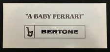 Rare fiat bertone for sale  NEWCASTLE UPON TYNE