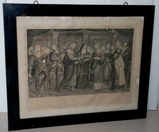 Antico quadro incisione usato  Lecco