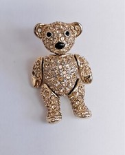 Articulated rhinestone bear for sale  NORWICH