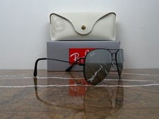 Óculos de sol Ray-Ban RB3025 aviador preto espelhado genuíno nunca usado comprar usado  Enviando para Brazil