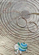 Elephant pendant chain for sale  Las Vegas