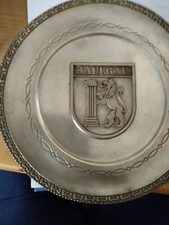 Zinnwandteller bad saulgau gebraucht kaufen  Bad Buchau