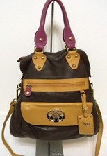 Bolsa de ombro EMMA FOX feminina grande marrom bronzeado couro pebble tiracolo comprar usado  Enviando para Brazil