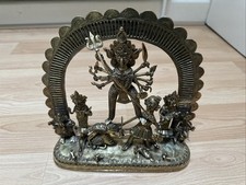 Antique brass goddess for sale  LONDON