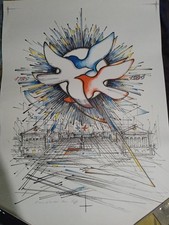 Lithographie bicentenaire revo d'occasion  Catus