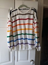 Ladies boohoo rainbow for sale  ST. NEOTS
