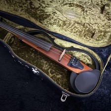 Usado, Violino elétrico silencioso YAMAHA SV-100 4 cordas marrom Japão vintage usado comprar usado  Enviando para Brazil