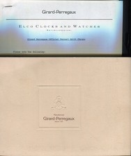 Catálogo Girard-Perregaux 1994 + Fichas de informações Ferrari Split Chrono comprar usado  Enviando para Brazil