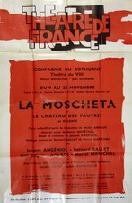 Affiche théâtre moscheta d'occasion  France