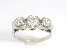 585er weißgold ring gebraucht kaufen  Buxtehude