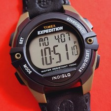 Relógio Timex Expedition verde e preto com luz de fundo Indiglo masculino T49993 334 comprar usado  Enviando para Brazil