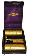 Usado, Gillette 'Traveler' OURO Vintage Borda Dupla Conjunto de Barbeador de Segurança Estojo EUA 20S' comprar usado  Enviando para Brazil