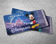 Disneyland ticket personalised for sale  WISBECH