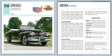 Lincoln continental 1946 for sale  SLEAFORD