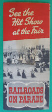 Brochure railroads parade for sale  East Elmhurst
