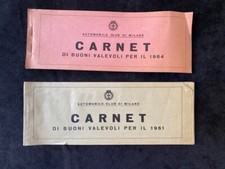 Carnet automobile club usato  Milano