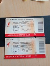 Ticket stubs liverpool for sale  SOUTHPORT