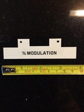 Modulation badge aluminium for sale  HOPE VALLEY