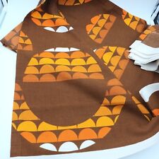 Vintage orange patterned d'occasion  Expédié en Belgium