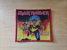 IRON MAIDEN, THE NUMBER OF THE BEAST, COSTURAR NA BORDA VERMELHA PATCH TECIDO comprar usado  Enviando para Brazil