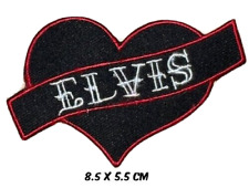 Elvis heart embroidered for sale  HUDDERSFIELD