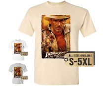 Indiana Jones and the Last Crusade V7 Film T SHIRT Biała naturalna koszula S - 5XL na sprzedaż  PL