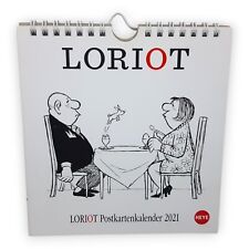 Loriot postkartenkalender 2021 gebraucht kaufen  Lucka