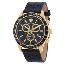 Relógio masculino Versace Sport Chrono quartzo mostrador preto VEZCA0224 comprar usado  Enviando para Brazil