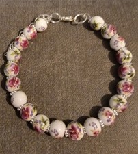 Flowery beaded memory for sale  ST. LEONARDS-ON-SEA